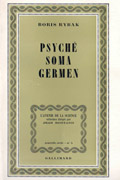 Psych, soma, germen, B. Rybak, Gallimard, 1968